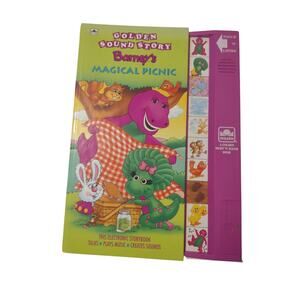 VTG 90s Barney's Magical Picnic Electronic Storybook Nostalgia